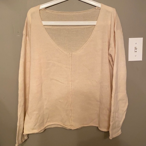 Cream knitted shirt - Picture 1 of 5